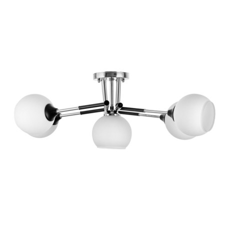 Luer "Indis" 5he27 40W Black-chromium 60x60x28 cm-4