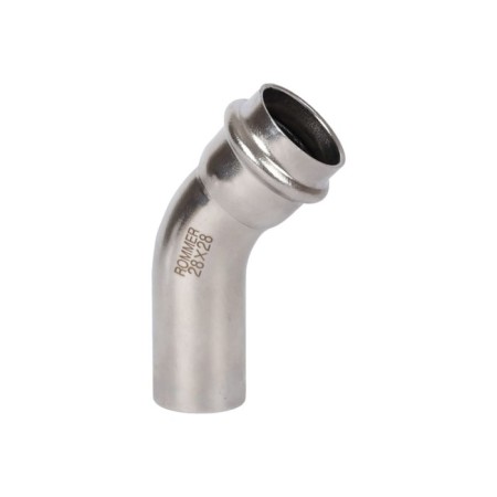Disposable square Rommer RSS-0004-000028, VPR-NPR, D = 28 mm, 45 °, press, stainless steel. steel