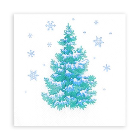 New Year's napkins Paper Lilia "Forest Beauty", 1 layer, 24x24 cm, 50 pcs-1