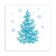 New Year's napkins Paper Lilia "Forest Beauty", 1 layer, 24x24 cm, 50 pcs