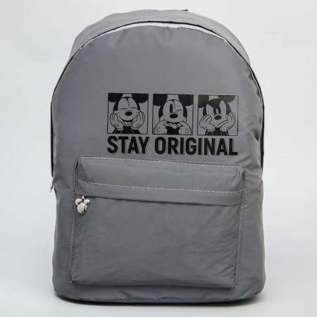 The backpack is reflective, 30 cm x 15 cm x 42 cm, "mouse", Mickey Mouse-4