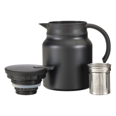 Thermos-coffeery, 1 l, with a strain, retains heat up to 12 hours, black-2