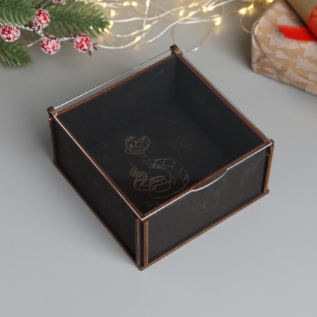 New Year's box "Snake 2025" 6x12x12 cm-2