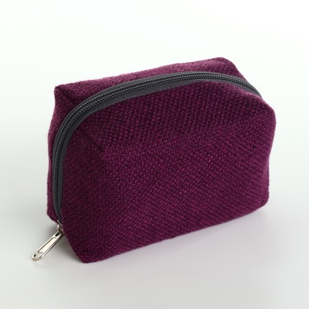Cosmetic bag dore units, 13*6*9, lightning departure, lining, purple