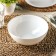 Glass -ceramic salad diwali, 1 l, d = 18 cm, white color