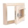 Window, 30 × 40cm, double glass of linden, bronze