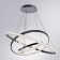 Orione 3 cm chandelier, D 80 cm, 1x160W LED