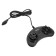Gamepad for Sega 16-bit, 6 buttons, black