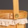 Wicker basket, sequoia, d13khn11/22.5 cm, natural with a edging