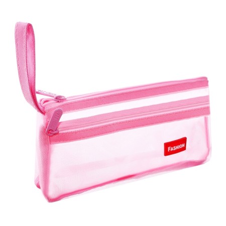 Penal School "Glack" with a zipper, 2 departments, mix-4