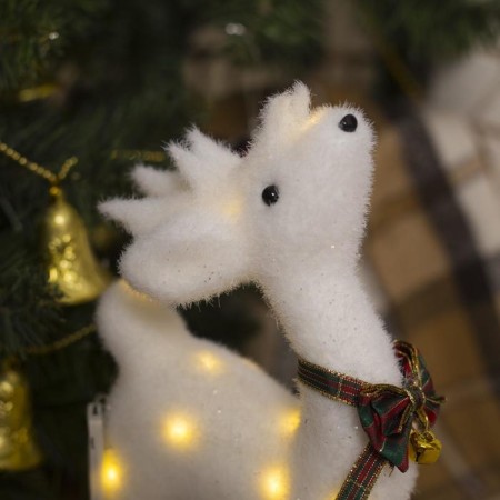LED figure "Deer" 16 × 30 × 9 cm, phlock, batteries CR2032x2 (not in the kit), glow warm white-2