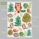 Interior color sticker "Filin in the forest" 50x70 cm