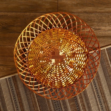 Irfan fruit basket aluminum, 46x46x9 cm-1