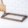 Wooden tray 30x50x7.4 cm white