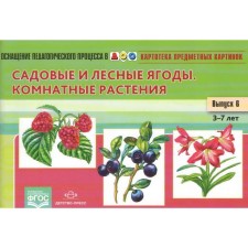 Card index of subject pictures. Issue 6. Garden and forest berries. From 3 to 7 years. Nischeva N.V.