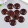 Buttons plastic for creativity 2 punctures "rhombus in a circle. Under a tree" set 10 pcs