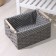 Basket for storage laid handmade DOLAND, 41 × 30 × 20 cm, color mix