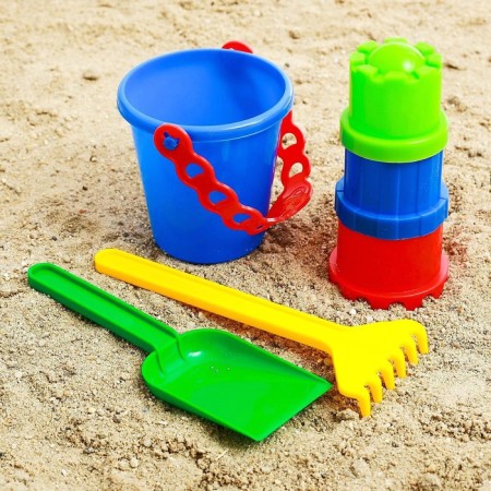 Set for playing sand No. 6, Mix color-8