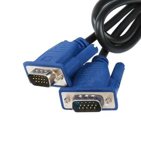 Video cable Luazon, VGA (M) - VGA (M), 1 m, black-3