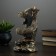 Standing for the bottle "Bear" bronze 15x16x25cm