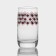 High glass glass "Romb", 330 ml, lilac color