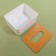 Organizer for storing napkins "Bamboo", 17 × 13 × 9.5 cm, white/brown color