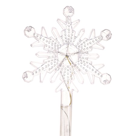 Light rod "Snowflake", green color-2