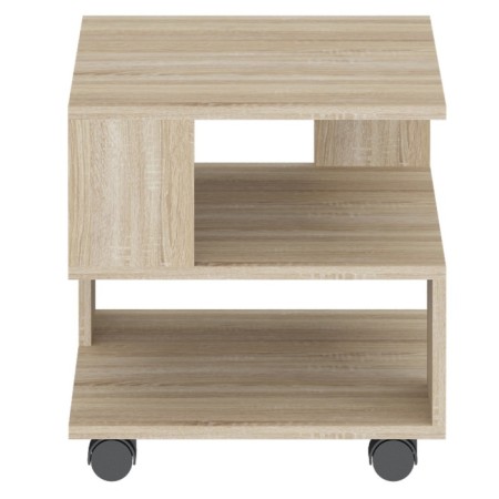 Journal table "Salou", 450 × 450 × 465 mm, sonoma oak color-1