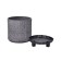 Round pot for flowers, 4 liter light gray 20.5x20x20cm