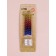 Candles for the cake "High spiral", 6 pcs, yellow gradient, red, blue