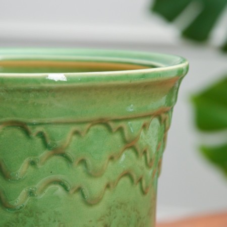 Pot Flower Uta No. 3, Green 2.5 L-2