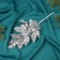 Decor "New Year's Grace" Vetochka Berry, 30x12 cm, silver