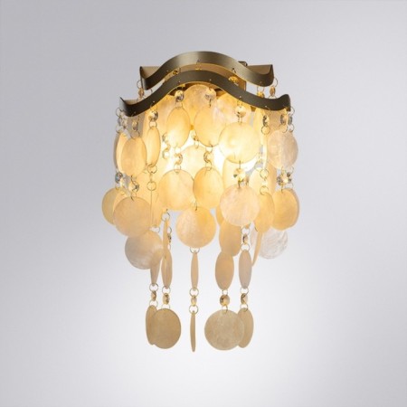 Wall lamp Arte Lamp Pipirima A4065AP-2SG, E14, 2x40 W, 23x12x36 cm, golden-2