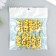 Decor for creativity "Vetochka with berries" yellow set 10 pcs 1x1x9 cm