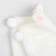 Tensor socks minku with ears, white color, size 36-39 (23-25 ​​cm)