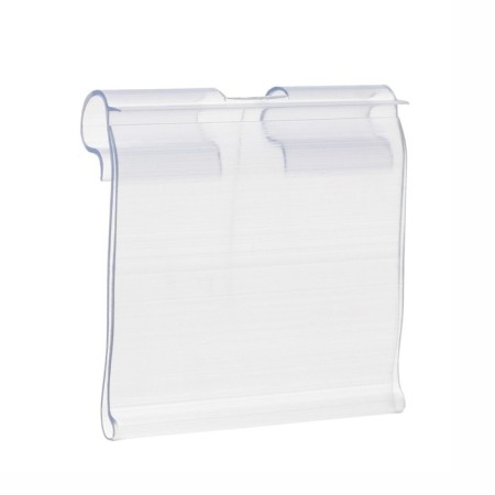 Bulbed holder for a hook, hinged, 5 × 4 cm, transparent color-1