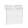 Bulbed holder for a hook, hinged, 5 × 4 cm, transparent color