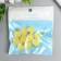 Acrylic Sharl Suspension "Matte Yellow Ball 2.1x1.6 cm