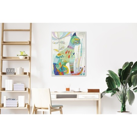 Reproduction of the painting "Flory. No. 2 ”, 50x65, frame (20-001d)-3