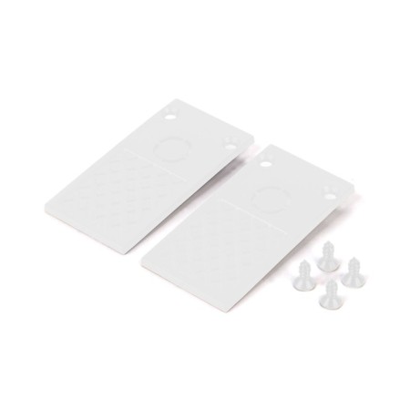 Plugs for overhead tire pipeline, 2 pcs., Elektrostandard, Slim Magnetic, white color