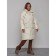 Coat insulated winter female, size 44, beige color