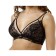 Women's bras of Lengy, size 70c, black color with silver peon