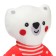 Soft rattle on the ring "Bear", textiles, in the bag, crumb I