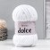 Yarn "Dolce" 100% micropoliester 120m/100g (741 white)