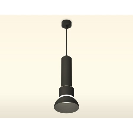Suspended Ambrella Light, XP8111006, GX53 LED 12 W, Black Sand color, white matte-2