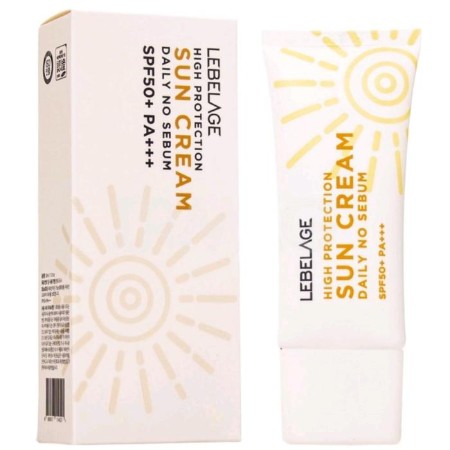 The sun -regulating sunshine cream Lebelage with a high factor SPF50+, 30 ml