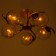 Merli chandelier 5he27 40W black and gold 60x60x27 cm Bayerlux