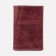 Cover for passport, burgundy color