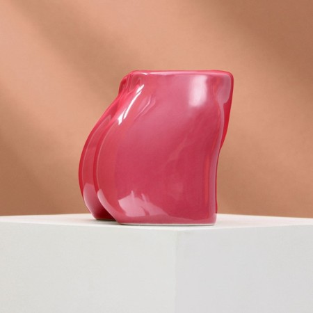 Ceramic "Eva" pink, 150 ml, pink color-1