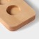 Board for serving with a handle, 35 × 9 × 1.8 cm, 4 shots, diameter of cells 3.9 cm, with impregnation, birch